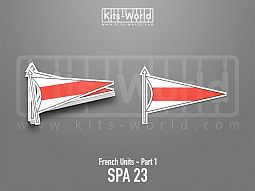 Kitsworld SAV Sticker - French Units - SPA 23 
